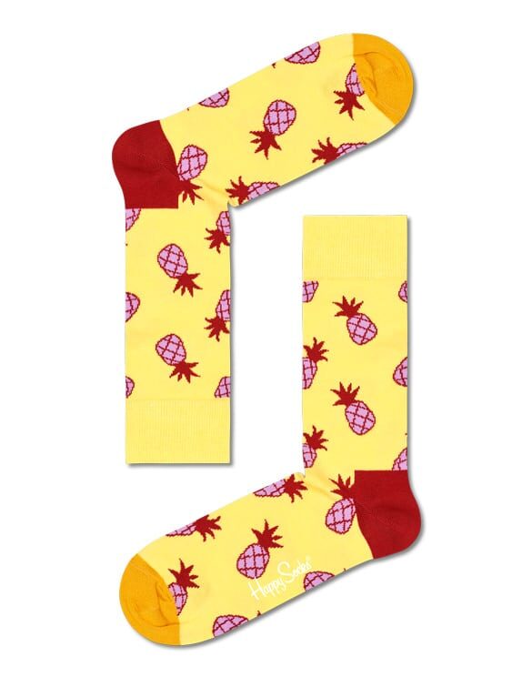 Happy Socks Pineapple Yellow Socks PNA01-2200 Socks