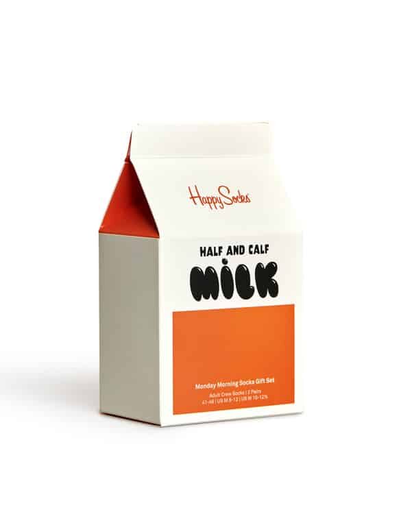 Happy Socks 2-Pack Monday Morning Socks Gift Set XMMS02-0200 Socks Gift Boxes