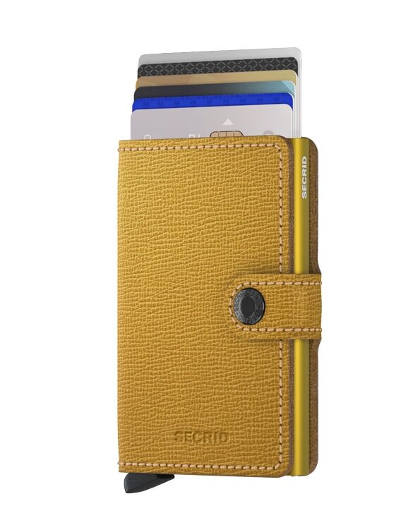 Miniwallet Crisple Ochre | Secrid wallets & card holders