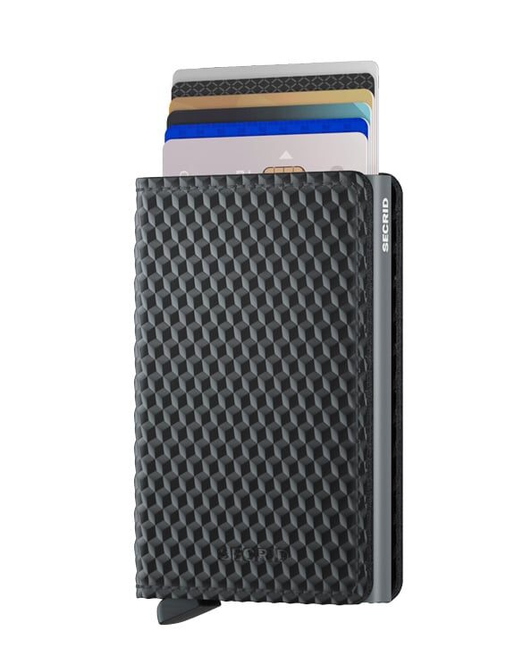 Slimwallet Cubic Black-Titanium | Secrid wallets & card holders