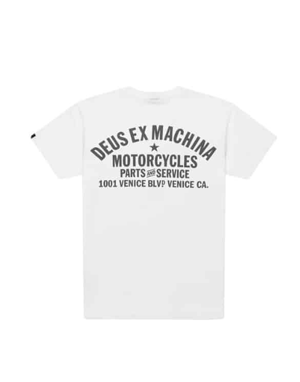 Deus Ex Machina T_DMW41808C White Venice Address White T-Särk Mehed T-särgid
