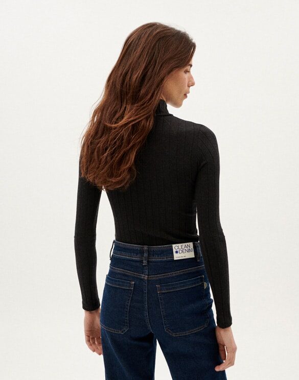 Thinking Mu Naised Pluusid ja topid Black Trash Ellen L/S Džemper WTP00057