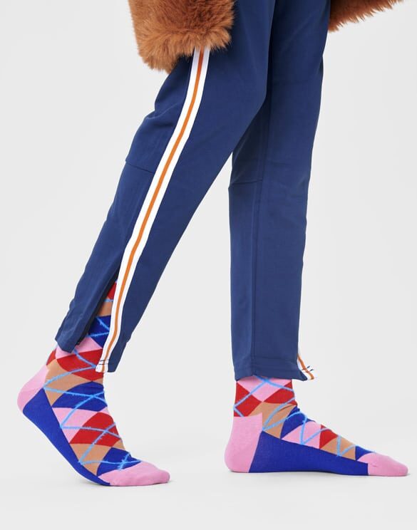 Happy Socks Argyle Pink Sokid ARY01-8300 Sokid Sügis/Talv 2022
