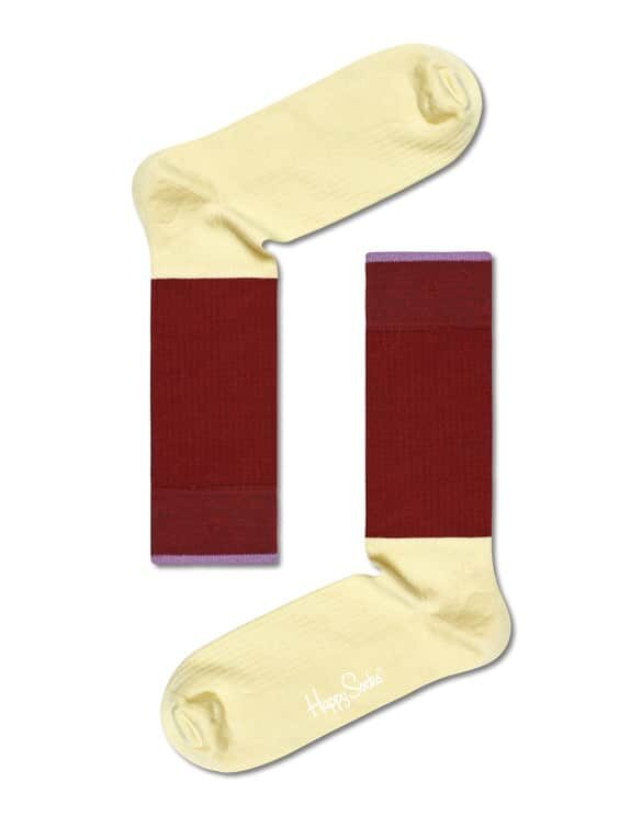 Happy Socks I Am Blocked Brown Socks IMB01-4500 Socks Fall/Winter 2022