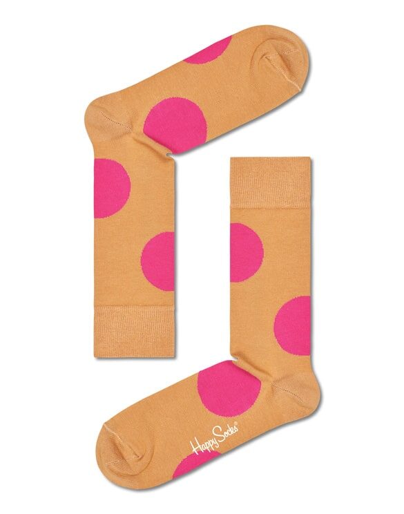 Happy Socks Jumbo Dot Orange Socks JUB01-8000 Socks Fall/Winter 2022