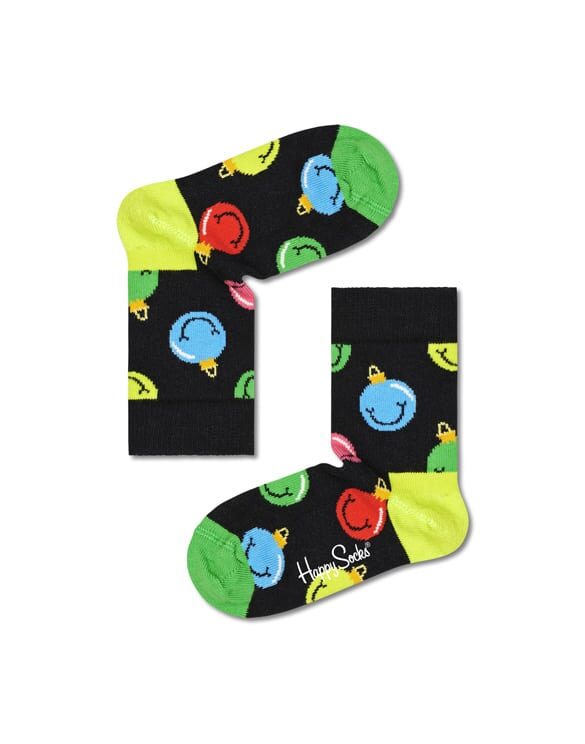 Happy Socks Kids Jingle Smiley Socks KJSM01-9300 Socks Christmas Socks Kids socks