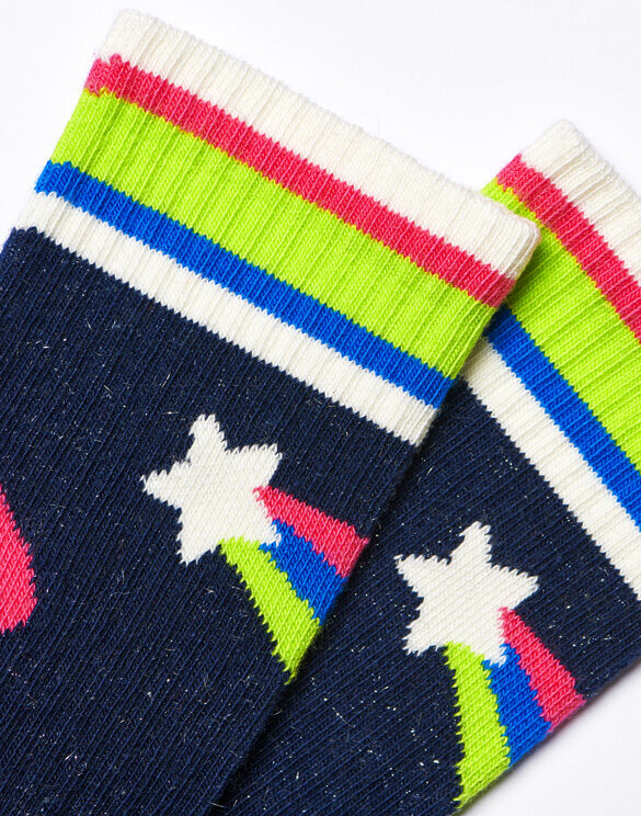 Happy Socks Kids Shooting Star Rib Sokid KSST14-6500 Sokid Sügis/Talv 2022 Laste sokid