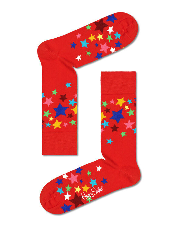 Happy Socks Stars Socks STS01-4300 Socks Christmas Socks