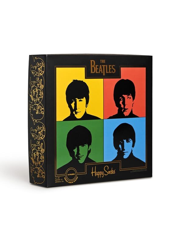 The Beatles 4-Pack Gift Set Happy Socks XBEA09-0200 Socks The Beatles x Happy Socks Gift Boxes