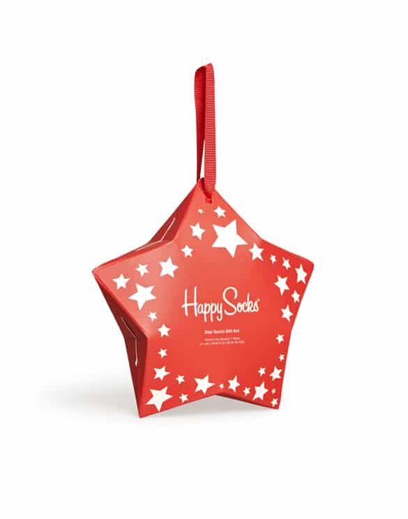 Happy Socks 1-Pack Stars Gift Box XSTG01-4300 Socks Christmas Socks Gift Boxes