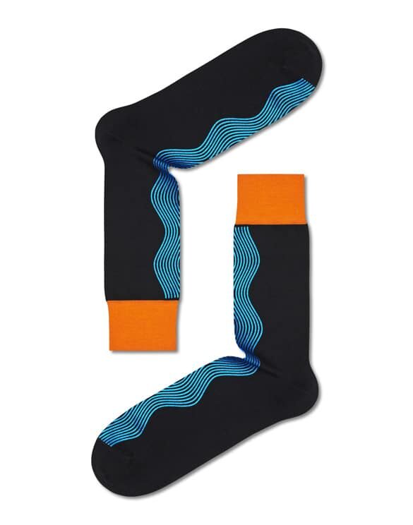 Hysteria by Happy Socks Dressed Luke Socks DRLUK01-9000 Socks