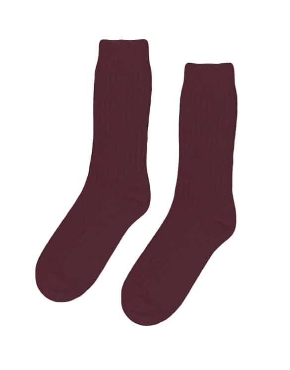 Colorful Standard Accessories Socks Merino Wool Blend Oxblood Red Socks CS6003-Oxblood Red