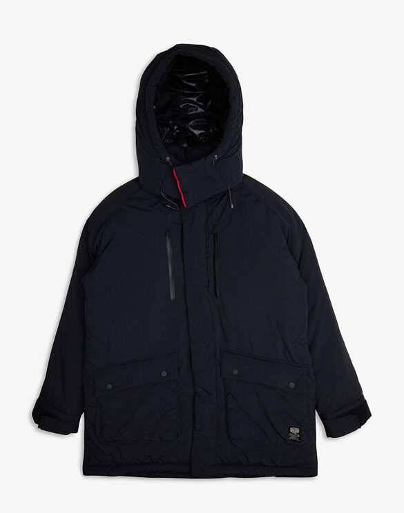Deus Ex Machina Men Outerwear Hiemal Padded Long Jacket Black DPT22021Black