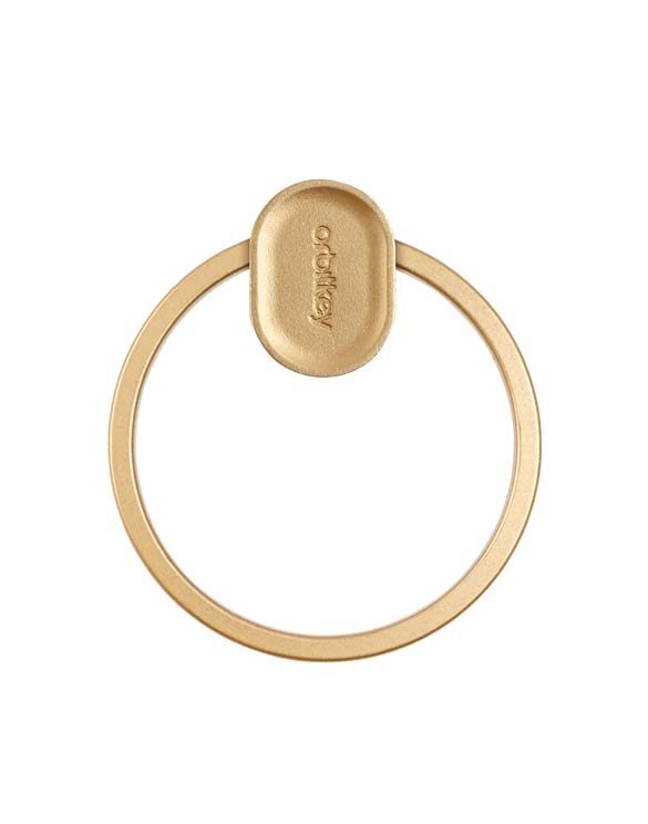 ring v2 yellow gold võtmerõngas