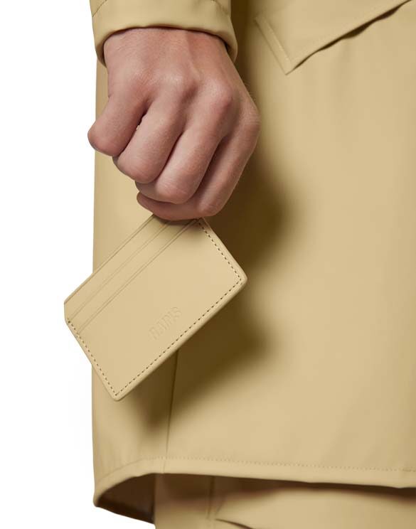 Rains 16240 Card Holder Sand Kaarditasku Aksessuaarid Rahakotid ja kaarditaskud Rahakotid