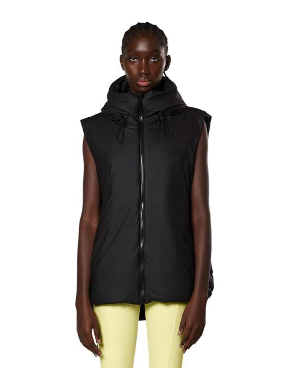 Rains 15710-01 Black Loop Vest Black Mehed Naised Vestid Vestid