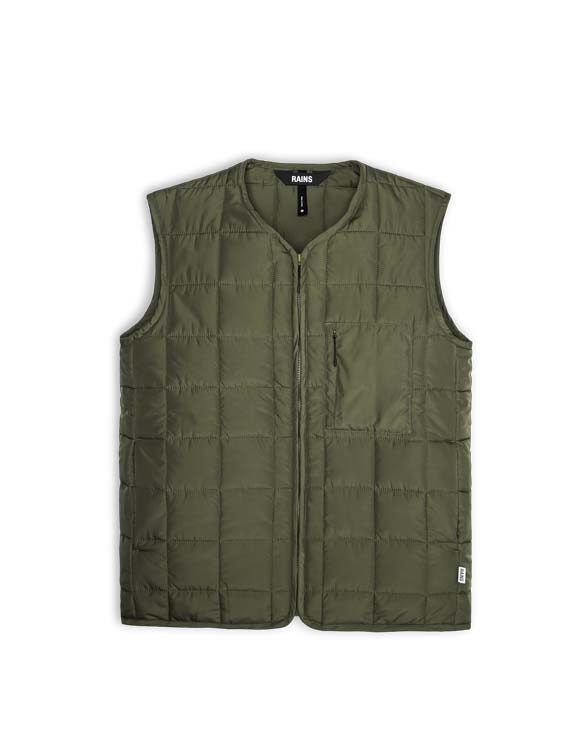 Rains 18160-65 Evergreen Liner Vest Evergreen Men Women  Vests Vests