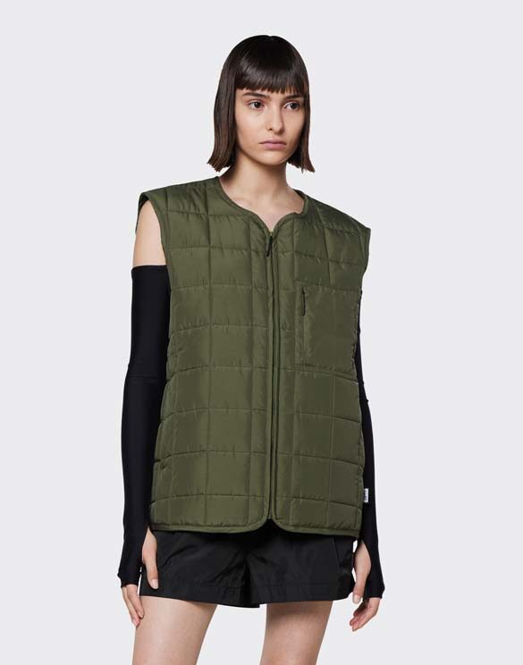 Rains 18160-65 Evergreen Liner Vest Evergreen Mehed Naised Vestid Vestid