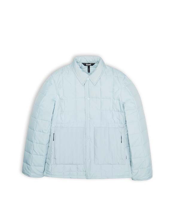 Rains 18200-81 Sky Liner Shirt Jacket Sky Men Women  Outerwear Outerwear Spring and autumn jackets Spring and autumn jackets