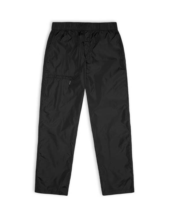 Rains 18940-01 Black Pants Regular Black Men Women  Pants Pants Long pants