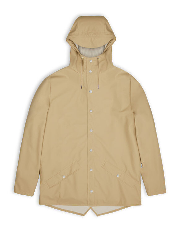 Rains 12010-24 Sand Jacket Sand Men Women  Outerwear Outerwear Rain jackets Rain jackets