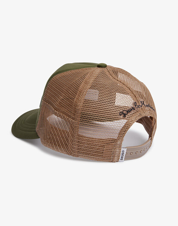 Deus Ex Machina DMP237772-Olive Combo Grip Tape Trucker Olive Combo Nokamüts Aksessuaarid Mütsid
