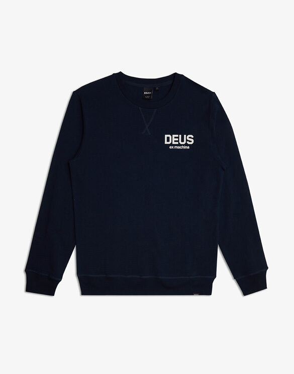 Deus Ex Machina DMP238767-Navy } Rasco Crew Navy Men Sweaters ja hoodies