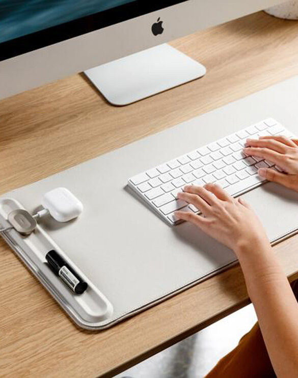 Orbitkey Office supplies Desk Mat Slim Stone WDS1-STO-105