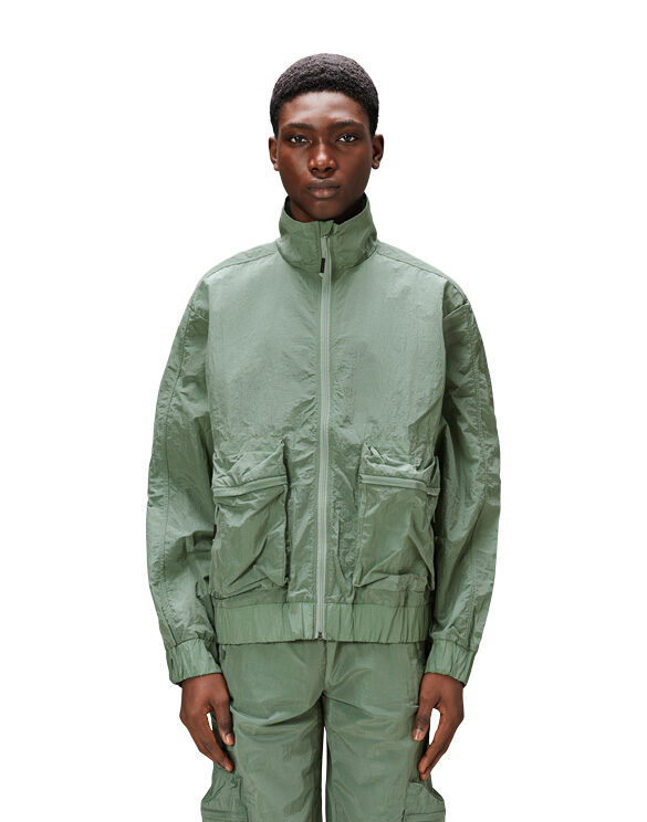 Rains 18250-06 Haze Kano Jacket Haze Vihmajakk Mehed Naised Ülerõivad Ülerõivad Vihmajakid Kevad- ja sügisjoped