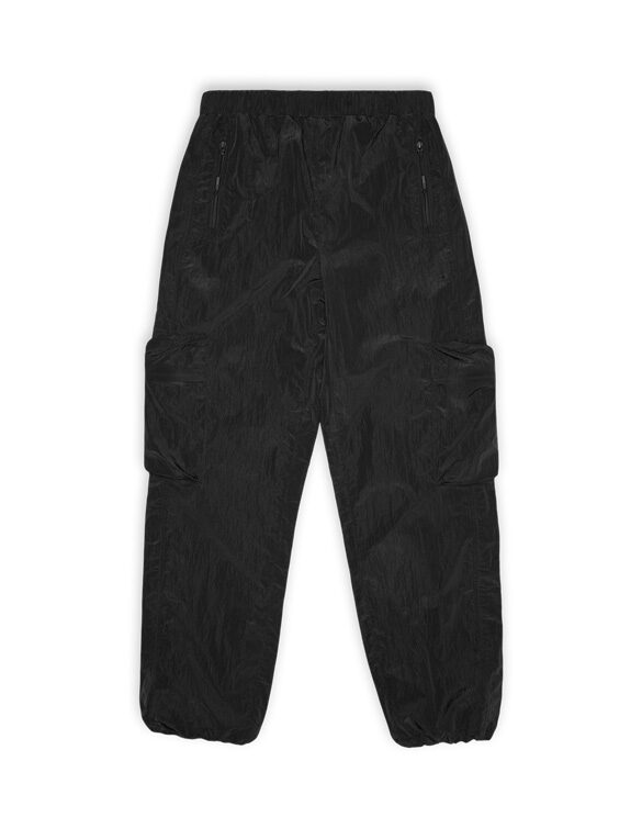 Rains 18270-01 Black Kano Pants Regular Black Men Women  Pants Pants Long pants