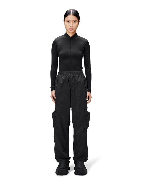 Rains 18270-01 Black Kano Pants Regular Black Püksid Mehed Naised Püksid Püksid Pikad püksid