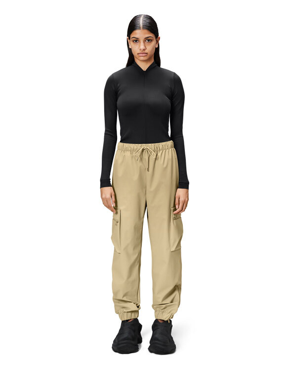 Rains 18850-24 Sand Cargo Rain Pants Regular Sand Vihmapüksid Mehed Naised Püksid Püksid Pikad püksid