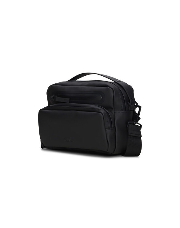 Rains 14110-01 Black Cargo Box Bag Black Kott Aksessuaarid Kotid Üleõlakotid