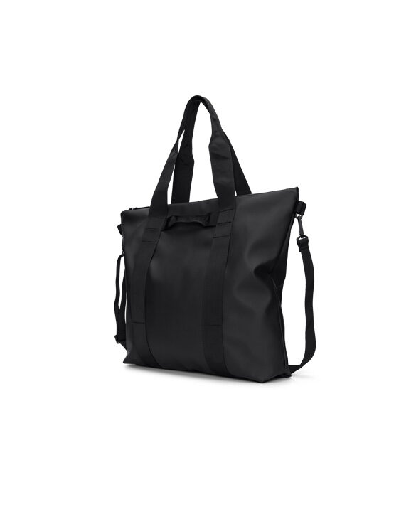 Rains 14150-01 Black Tote Bag Black Kott Aksessuaarid Kotid Õlakotid