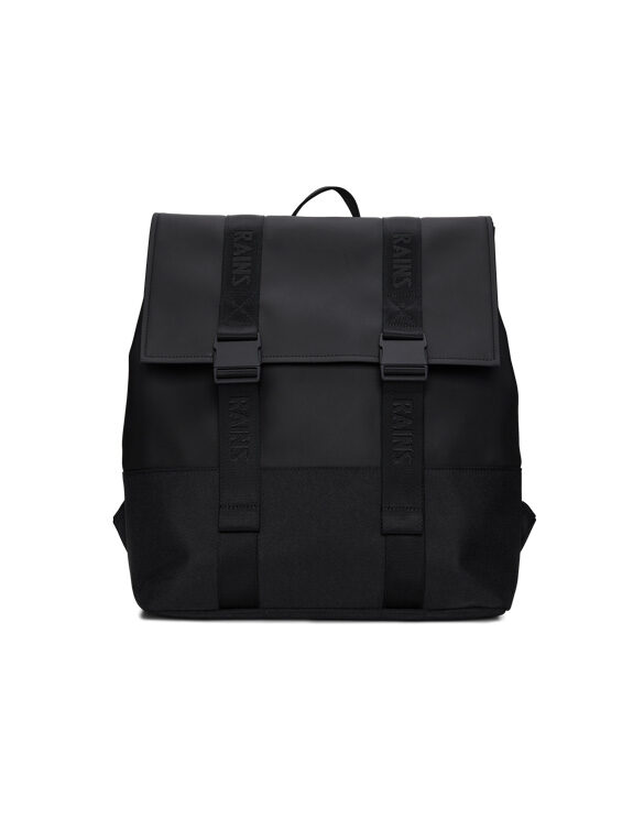 Rains 14310-01 Black Trail MSN Bag Black Accessories Bags Backpacks