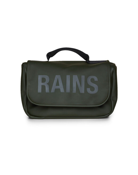 Rains 16310-03 Green Texel Wash Bag Green Accessories Bags Cosmetic bags