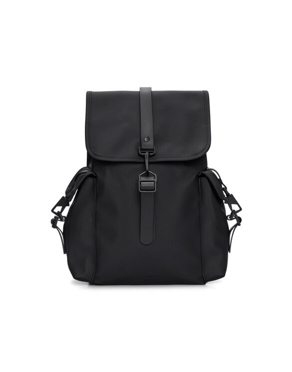 Rains 13510-01 Black Rucksack Cargo Black Accessories Bags Backpacks