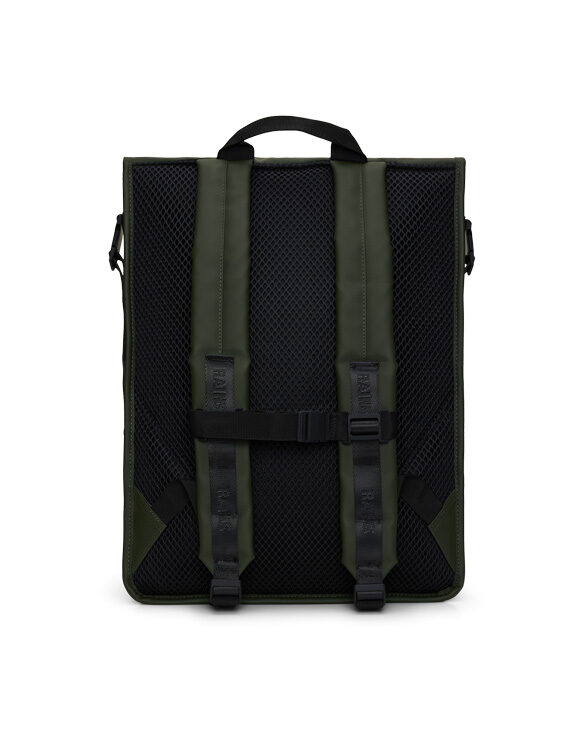 Rains 14320-03 Green Trail Rolltop Backpack Green Seljakott Aksessuaarid Kotid Seljakotid