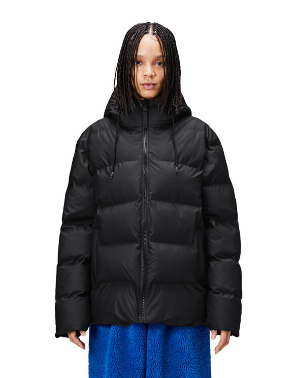 Rains 15120-01 Black Alta Puffer Jacket Black Talvejope Mehed Naised Ülerõivad  Talvejoped ja mantlid
