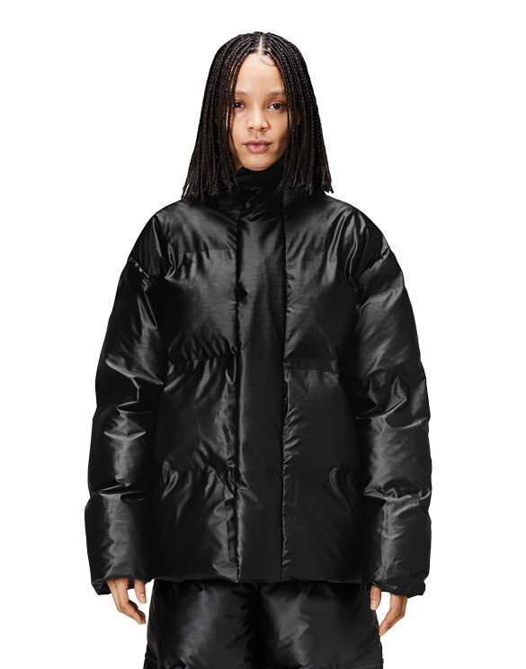 Rains 15240-01 Black Bator Puffer Jacket Black Talvejope Mehed Naised Ülerõivad  Talvejoped ja mantlid