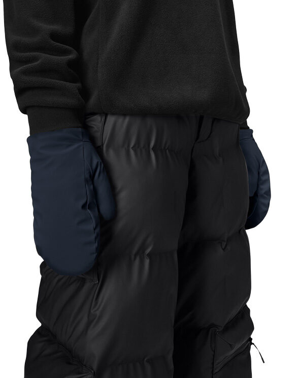 Rains 16070-47 Navy Alta Puffer Mittens Navy Kindad Aksessuaarid  Kindad