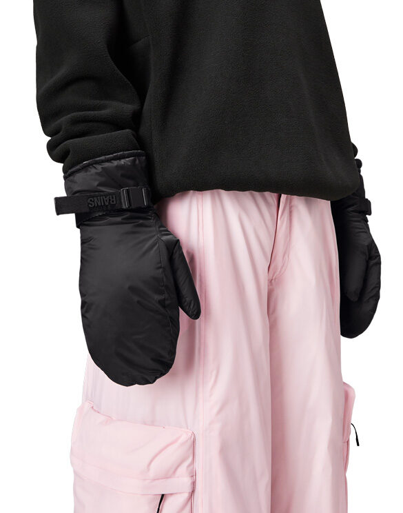 Rains 16170-01 Black Vardo Mittens Black Kindad Aksessuaarid  Kindad