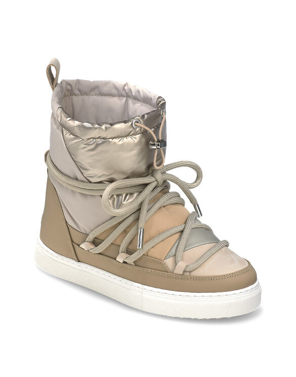 Inuikii Puffer Low Beige Winter Boots 75202-055-Beige Women's footwear Footwear