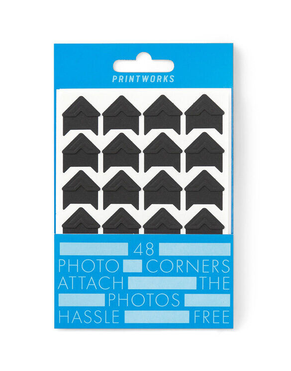 Printworks Home Photo Albums Photo Corners - BlackPW00618