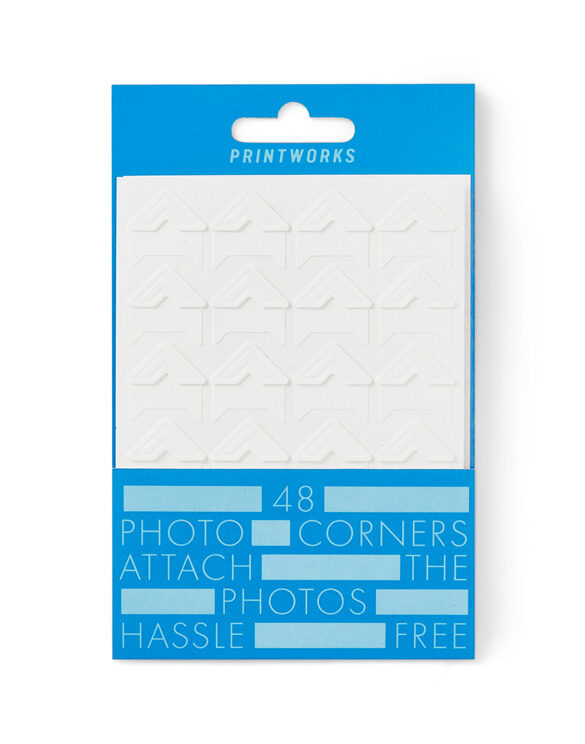Printworks Home Photo Albums Photo Corners - White PW00635