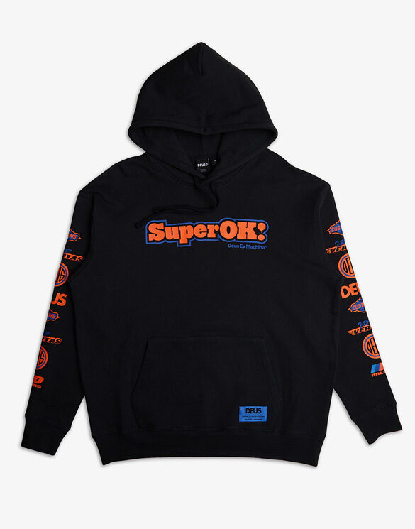 Deus Ex Machina Men Sweaters & hoodies Circuit Hoodie Black DMF238020-Black