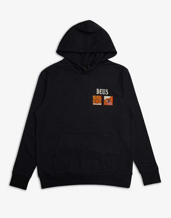 Deus Ex Machina DMF238962-Black } Max Speed Hoodie Black Men Sweaters & hoodies
