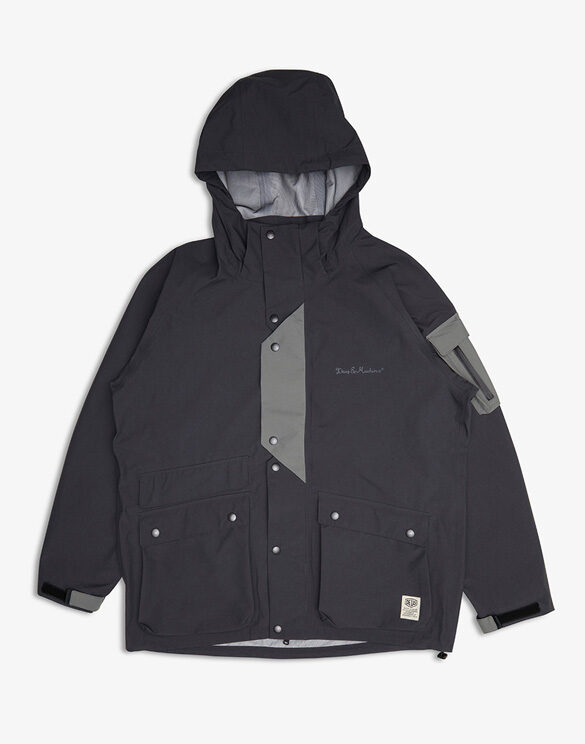 Deus Ex Machina Men Outerwear Pinnacle Mountain Parka Black DPT22005-Black