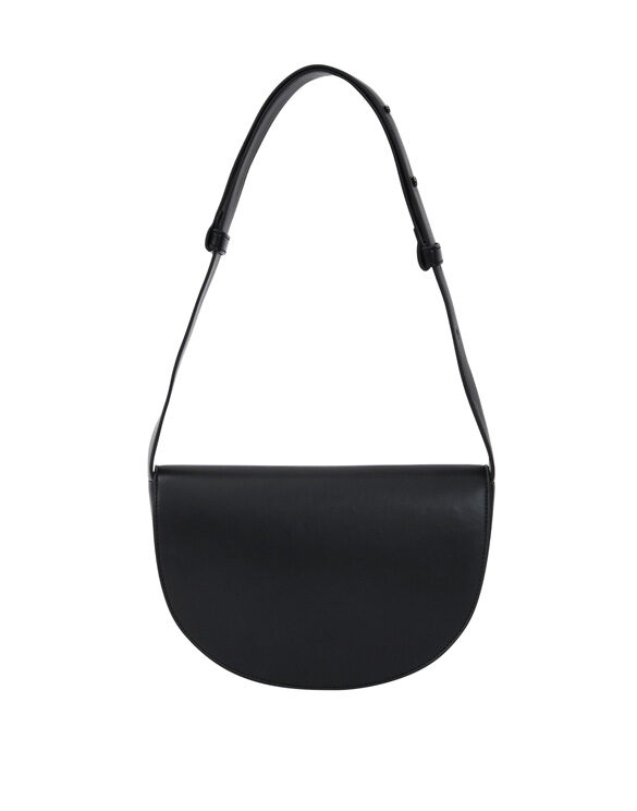 Hvisk Cliff Soft Structure Black on klassikaline ja minimalistliku disainiga naiste käekott ja õlakott