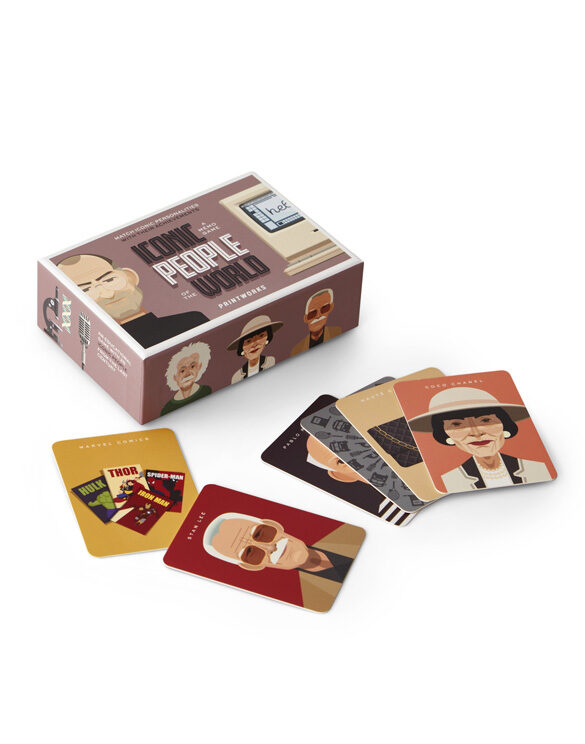 Printworks Home Board Games Memo game - Iconic PeoplePW00571